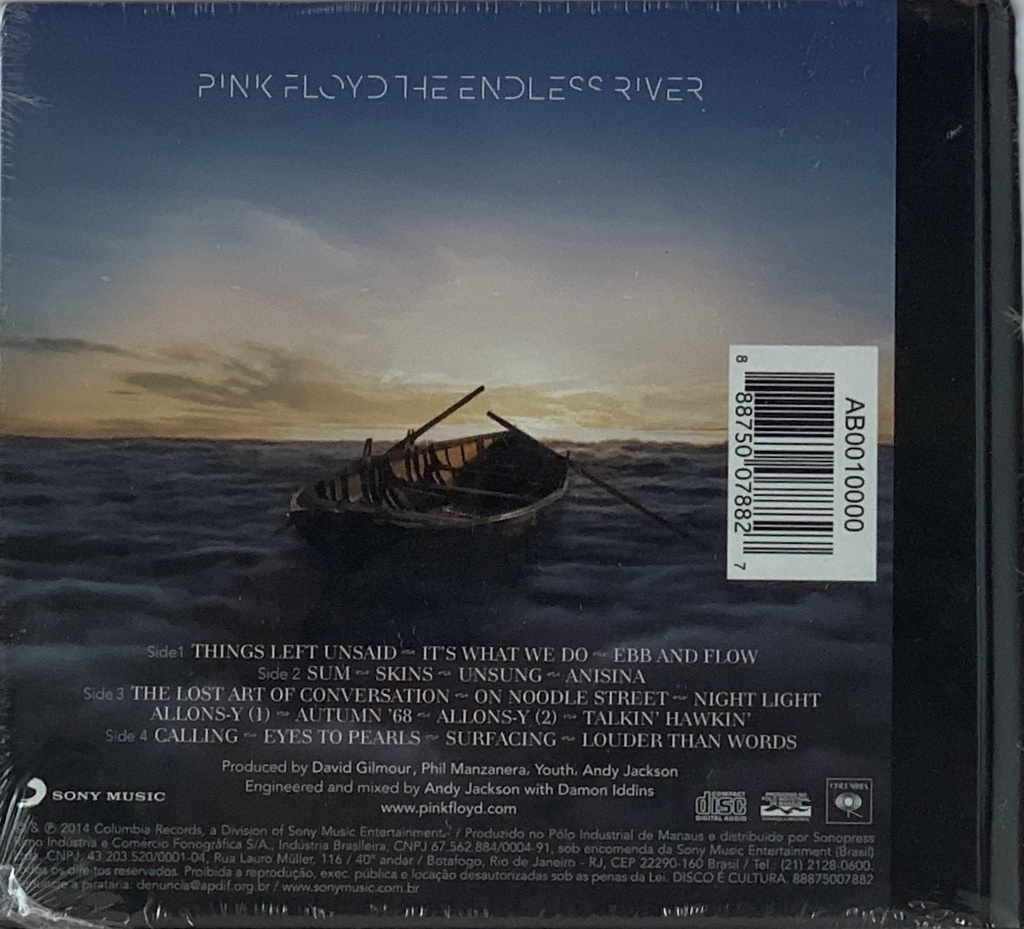 Pink Floyd - Endless River, The (2CDs novo) | Tracks Rio